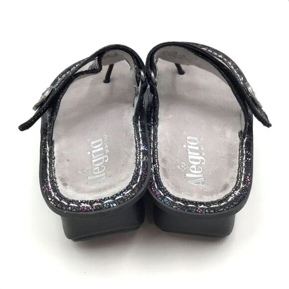 Alegria Womens Leather Carina Chromatic Thong Sandals Size 36 5.5 - Picture 5 of 8